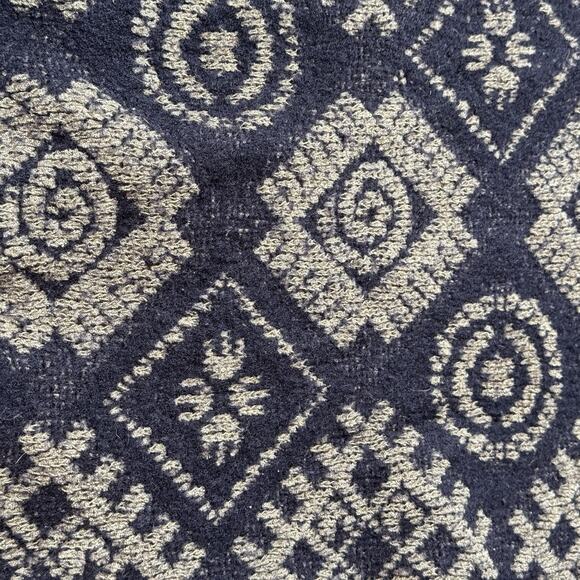 VTG 90s Territory Ahead Grandpa Knit Wool Blend Geometric Sweater XL Hong Kong - Picture 6 of 10